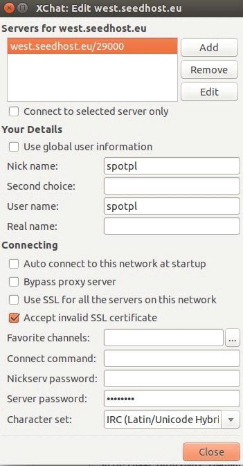 ZNC configuration 8